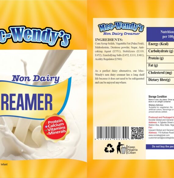 Our new brand of Coffee creamer