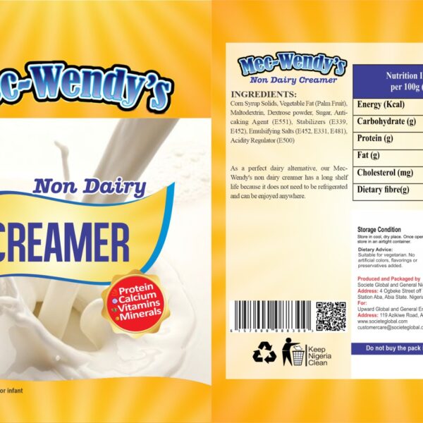 Our new brand of Coffee creamer